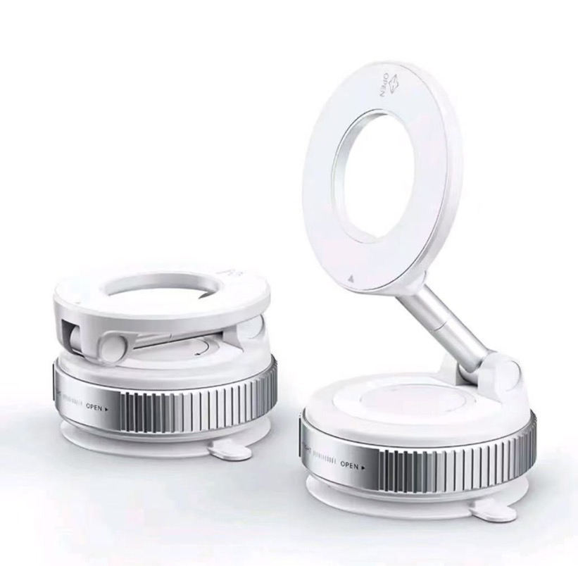 KLNT Vacuum Adsorption Car Phone Holder - Universal Magnetic Suction Cup Stand for Dashboard Windshi