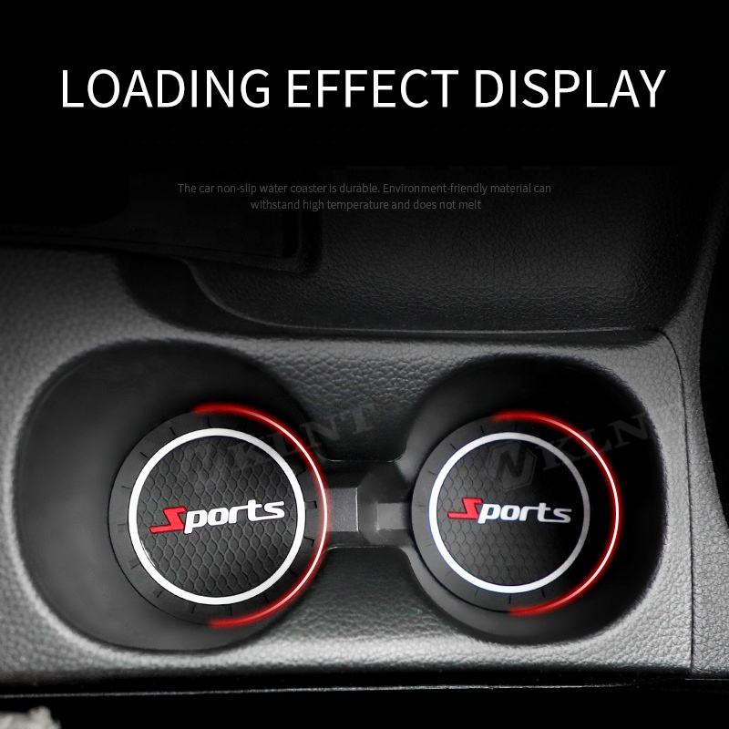 Custom Logo Car Cup Holder Mat - Automotive Interior Accessories for Jetour X70 More